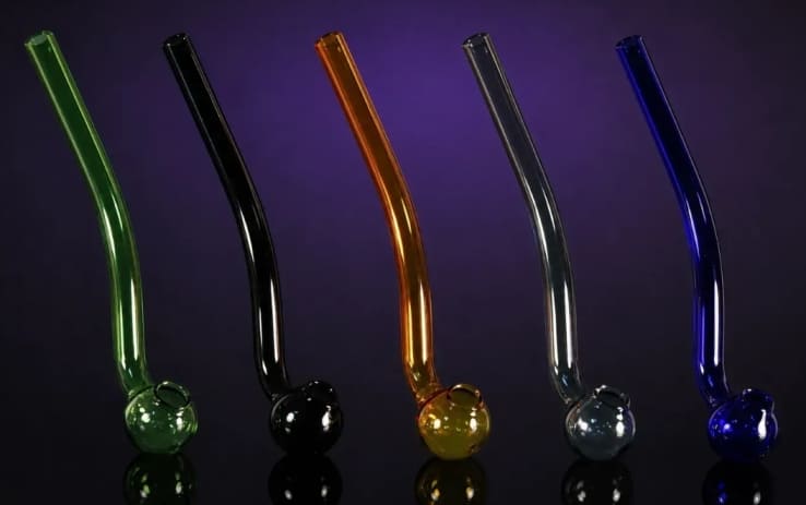 Скляна трубка Oil Sherlock Color від InSmoke — практичний вапорайзер у стильному дизайні