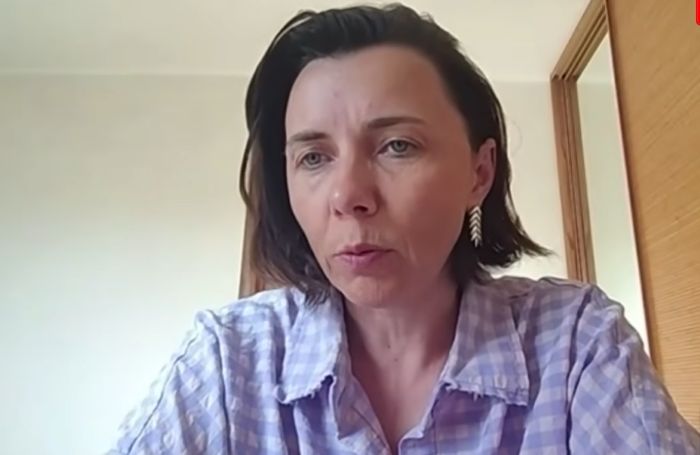 Наталія Микольська. Скріншот відео