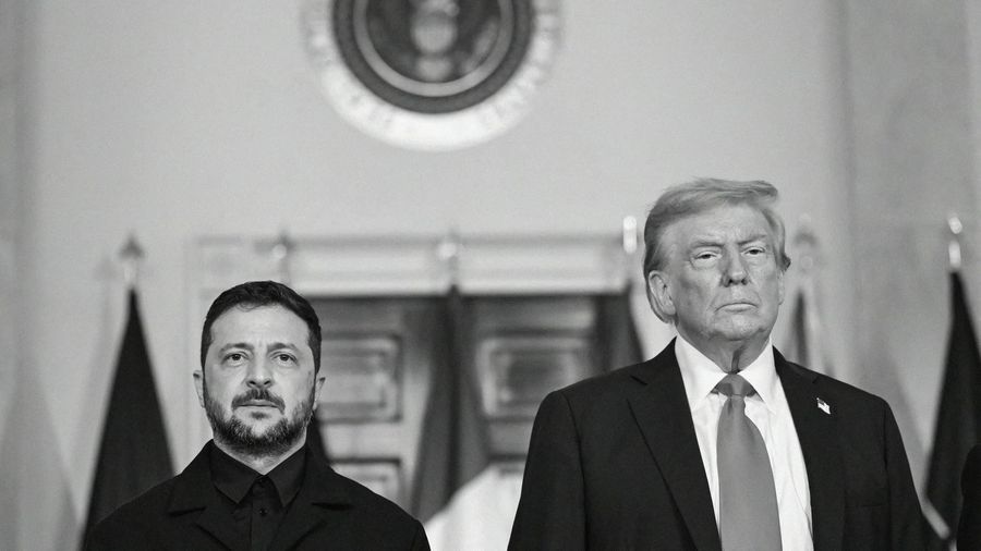 Володимир Зеленський і Дональд Трамп (фото Andrew Caballero-Reynolds / AFP / Getty)