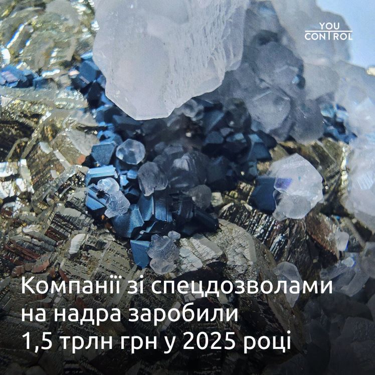 2 317 українських компаній, а також 2 іноземні юридичні особи і 90 фізичних осіб мають 3 557 дійсних спеціальних дозволів на користування надрами