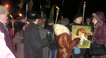 Націоналісти вшанували українців, розстріляних у Бабиному Яру