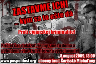Поліція Словаччини жорстоко придушила антициганський мітинг