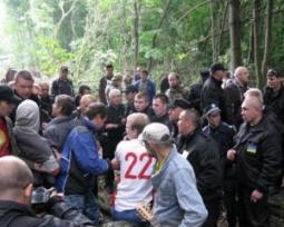 У парку Горького на людей йшли з включеними бензопилами