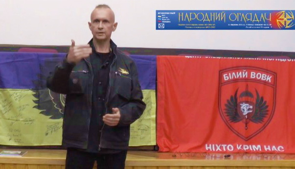 Ігор Каганець на зустрічі з сучасними козаками - добровольцями і волонтерами
