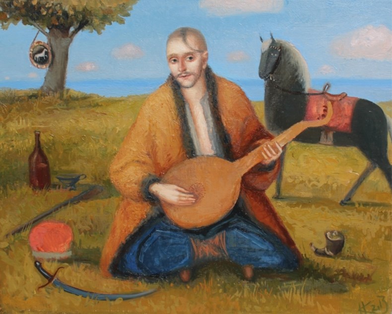 Козак Мамай - безсмертний українець (художник Катерина Косьяненко)