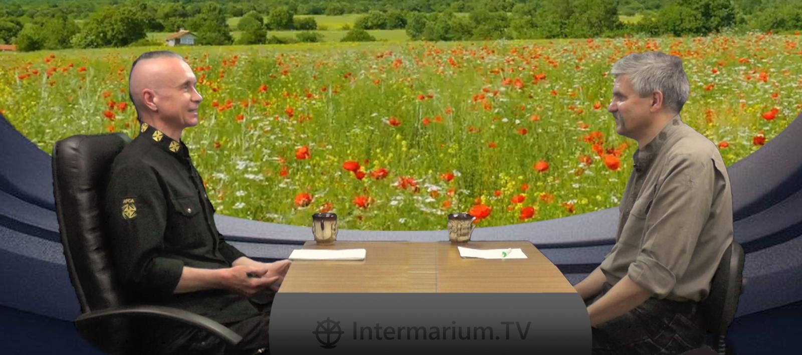 Ігор Каганець і Володимир Щербина в студії Intermarium.TV 