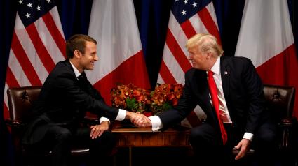 Президенти Макрон і Трамп franceinfo avec AFP – France Télévisions
