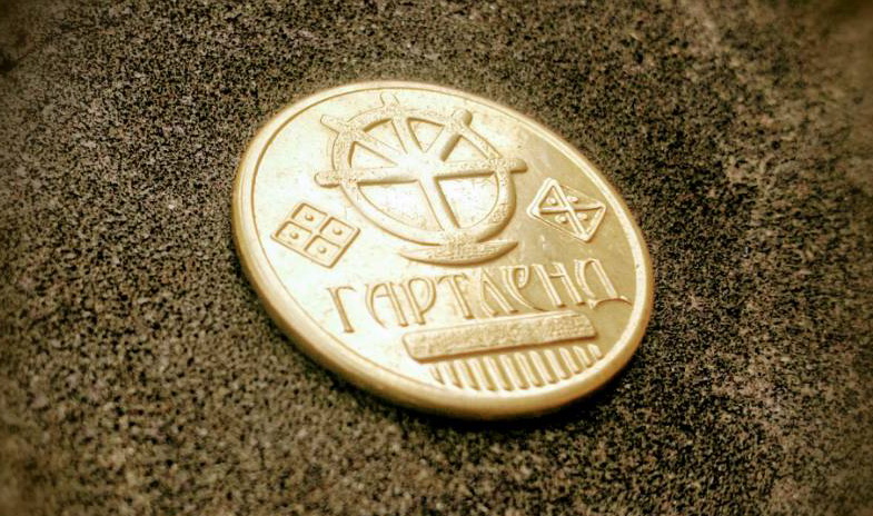 Карбований Ельфійський денар (пробний зразок, реверс)