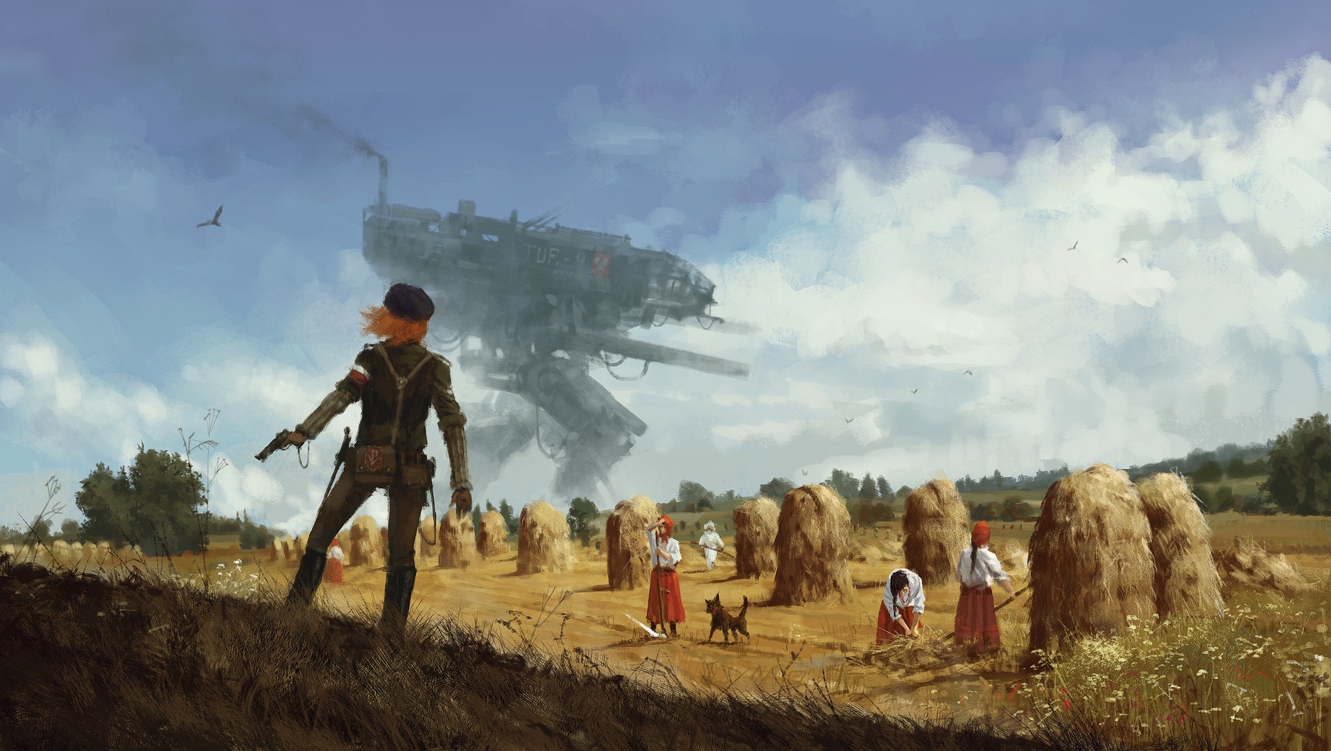 Залізний урожай. Художник Якуб Розальськи.