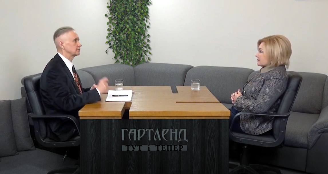 Ігор Каганець і Оксана Білозір у студії "Гартленд"