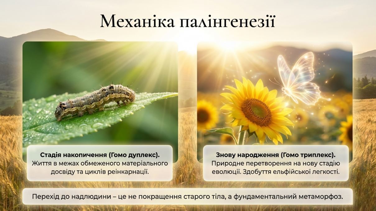 Від гусені до метелика, від людини до вічно молодого ельфа