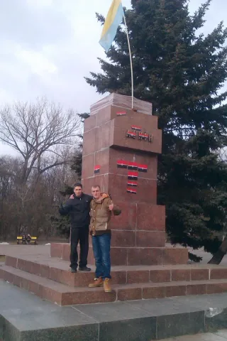 Кіровоград, 22 лютого 2014 року, парк Леніна