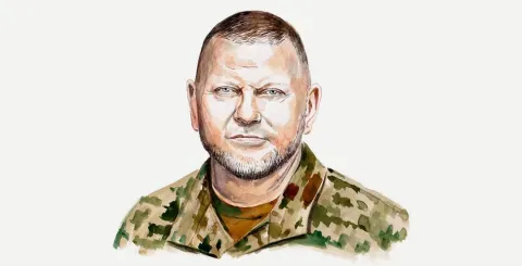 Валерій Залужний (малюнок: Ден Вільямс)