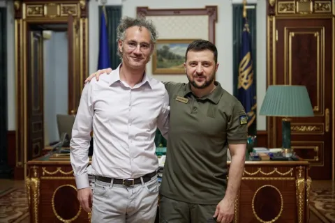 Володимир Зеленський та Алекс Карп