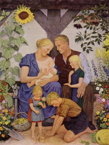 Арійська сім'я (1938–1939). Художник Вольфганг Вільріх.