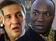 Біля київської мерії спалили опудало Черновецького