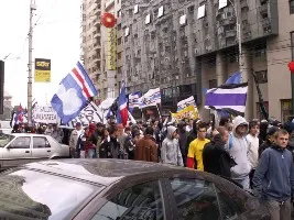 Румунські ультрас проти ліберальної тиранії!