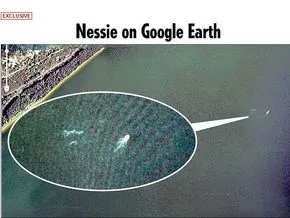 Британець побачив лохнеське чудовисько за допомогою Google Earth