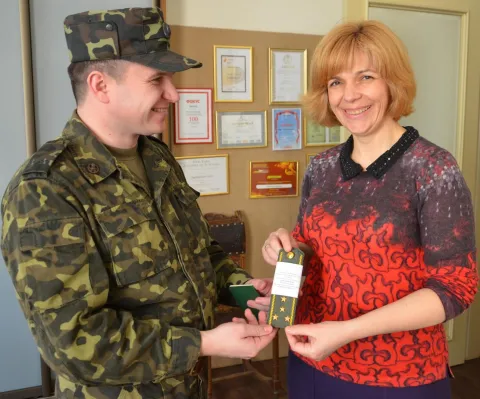 Ольга Богомолець: "Військовій присязі вірна. Служу народу України!"