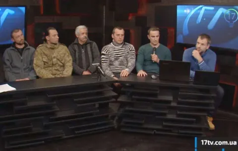 Прес-конференція бійців ДУК на телеканалі 17tv 25 січня 2016 р.