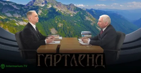 Ігор Каганець і Володимир Федько в студії Intermarium.TV