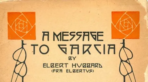 Фрагмент обкладинки "A Message to Garcia"