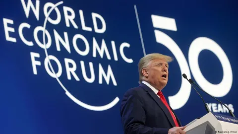 Дональд Трамп на форумі в Давосі 21 січня 2020 року