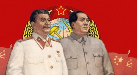 Сталін і Мао Цзедун