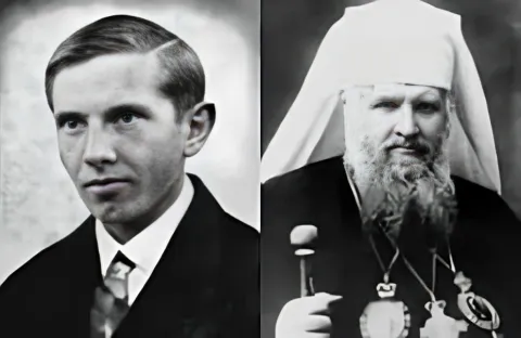 Степан Бандера і митрополит Андрей Шептицький