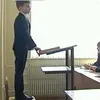 9-річний Віталій Нечаєв прочитав третьокурсникам університету лекцію з історії