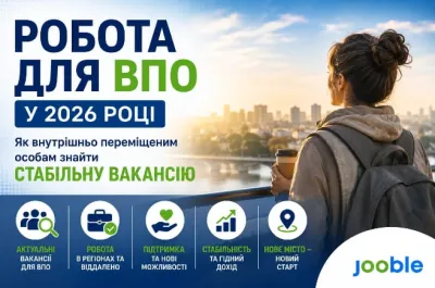 Робота для ВПО у 2026 році: як внутрішньо переміщеним особам знайти стабільну вакансію