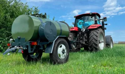Вакуумний напівпричіп цистерна