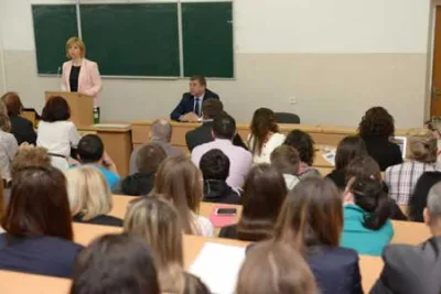 Лекція Ольги Богомолець у Івано-Франківському Університеті
