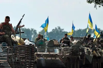 Сили АТО продовжують наступ на терористів (КАРТА)