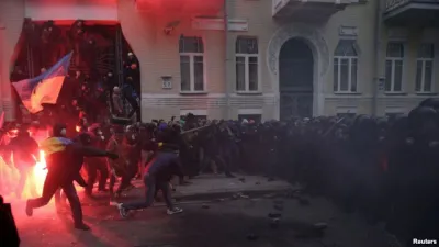 Для створення картинки для російських каналів влаштували провокацію на Банковій