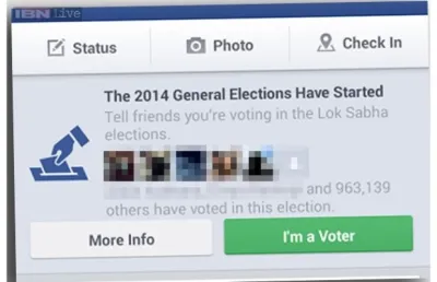 Facebook під вибори запускає кнопку «I’m A Voter»