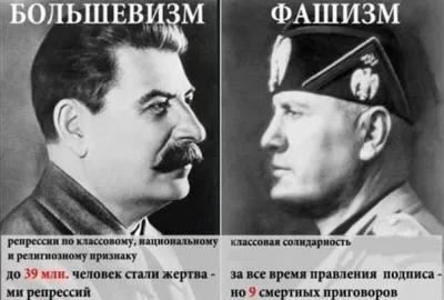 Фашизм - це антисталінізм. Антифашизм - це сталінізм.