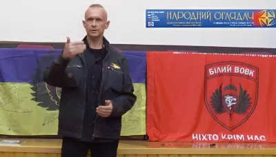 Ігор Каганець на зустрічі з сучасними козаками - добровольцями і волонтерами