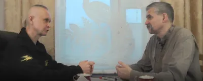 Футуролог Ігор Каганець і волонтер Володимир Щербина