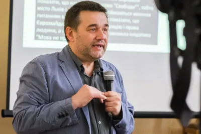 Професор Колумбійського універсітету Юрій Шевчук Фото: Інститут філології КНУ імені Тараса Шевченка