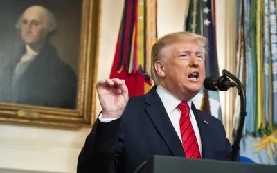Президент США Дональд Трамп під час прес-конференції 27 жовтня 2019 року в Білому Домі