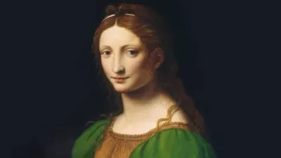 Марія Магдалина (фрагмент). Художник Бернардіно Луїні (1480-1532), Італія