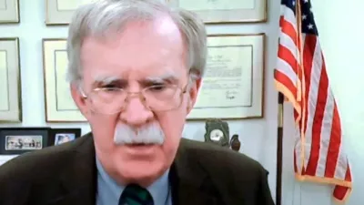 John Bolton speaking to Sky News