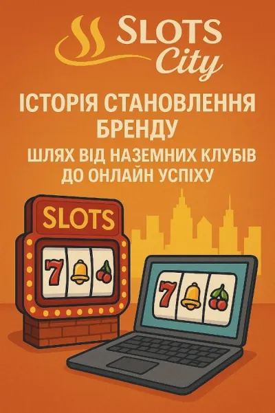 Історія становлення бренду Slots City - шлях від наземних клубів до онлайн успіху