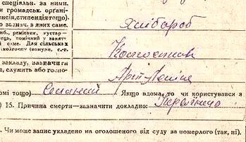 Причина смерті: Українець
