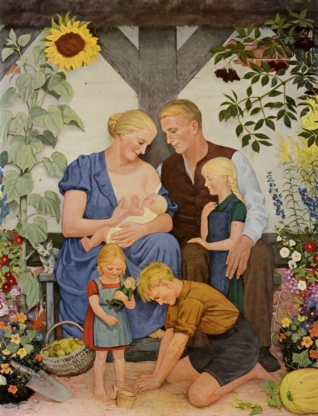 Арійська сім’я. Художник Вольфганг Вільріх. 